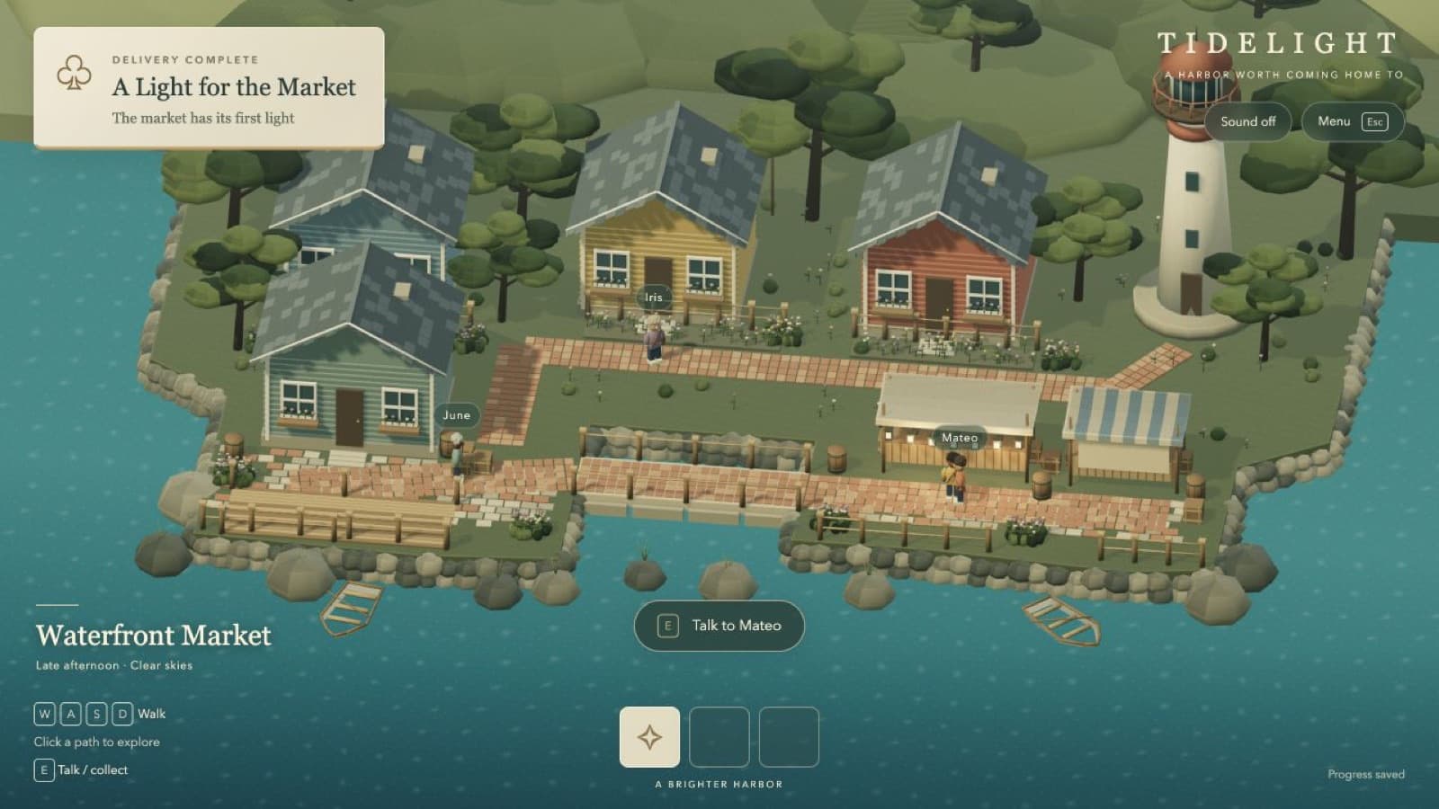 The harbor before the first polish round